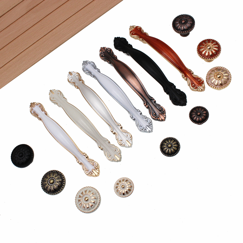 Furniture Hardware For Legs - RUNBAZEF 黒キッチンキャビネットノブと取手ヴィンテージ現代の子供家具の脚部品アクセサリーハードウェアドレッサー