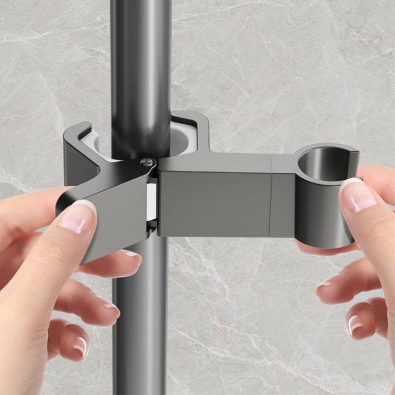 Shelf Bracket Pair - ノーパンチシャワーブラケット吊り下げ式浴室調節可能リフトロッドシャワーシェルフ取り外し可能なユニバーサルホルダー