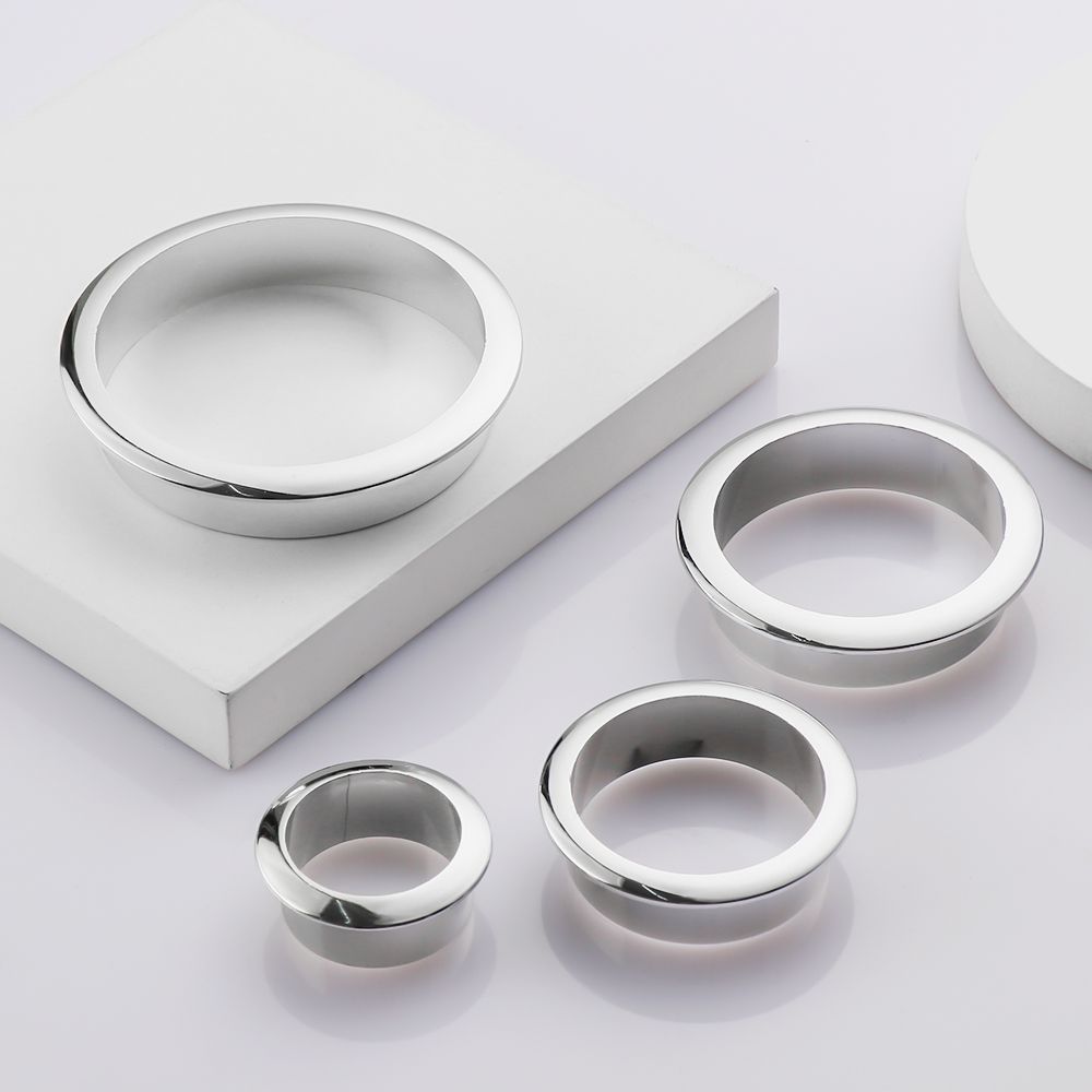 Furniture Hardware Fasteners - コンピュータデスク用プラスチックワイヤー穴カバー,ケーブル保護,装飾リング,テーブルケーブル取り付け,家具オーガナイザー,ハードウェア,25〜80mm