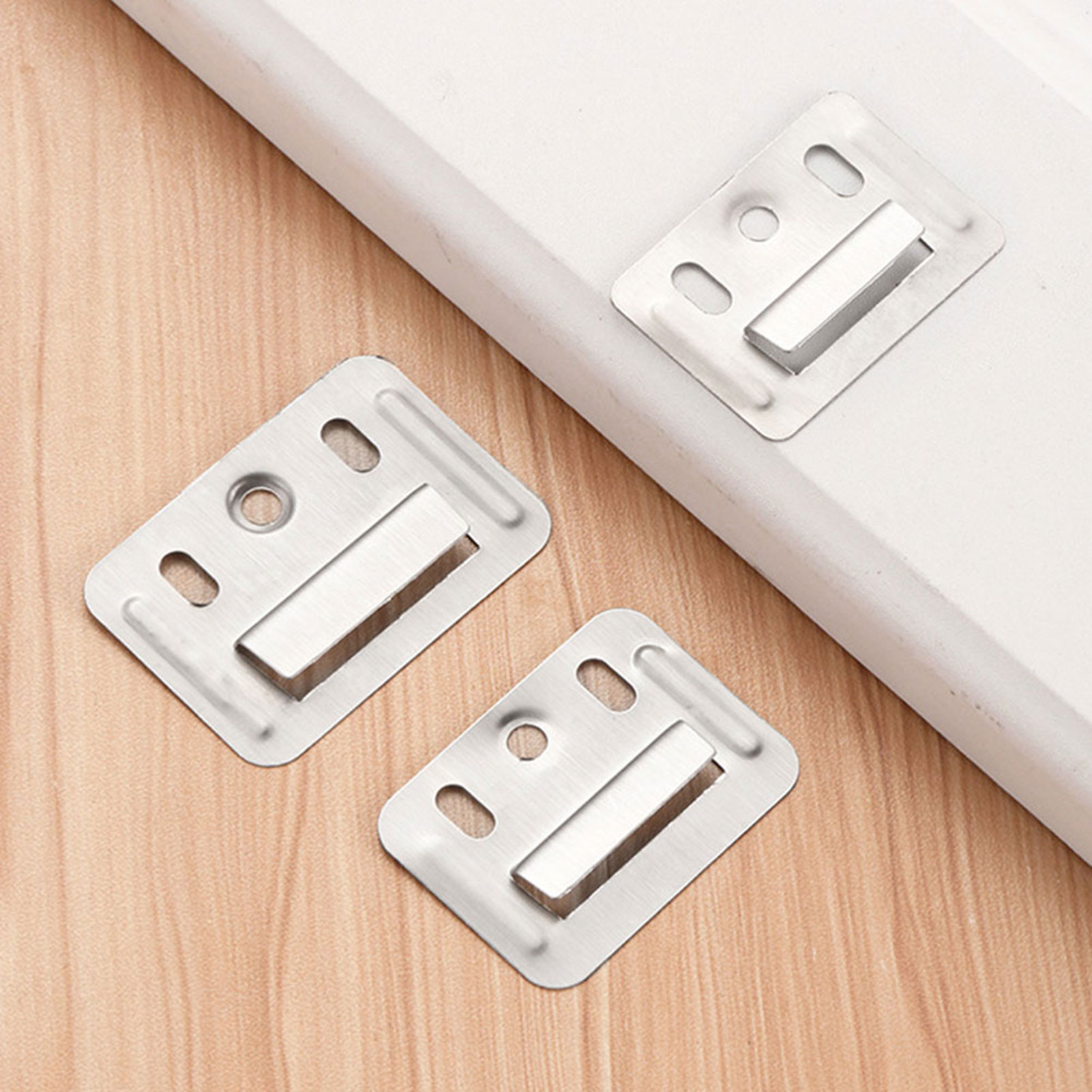 Furniture Hardware Fasteners - 100 個のステンレス鋼壁パネル取り付けクリップ高耐久ファスナー家具ハードウェア建築クラッディング用品