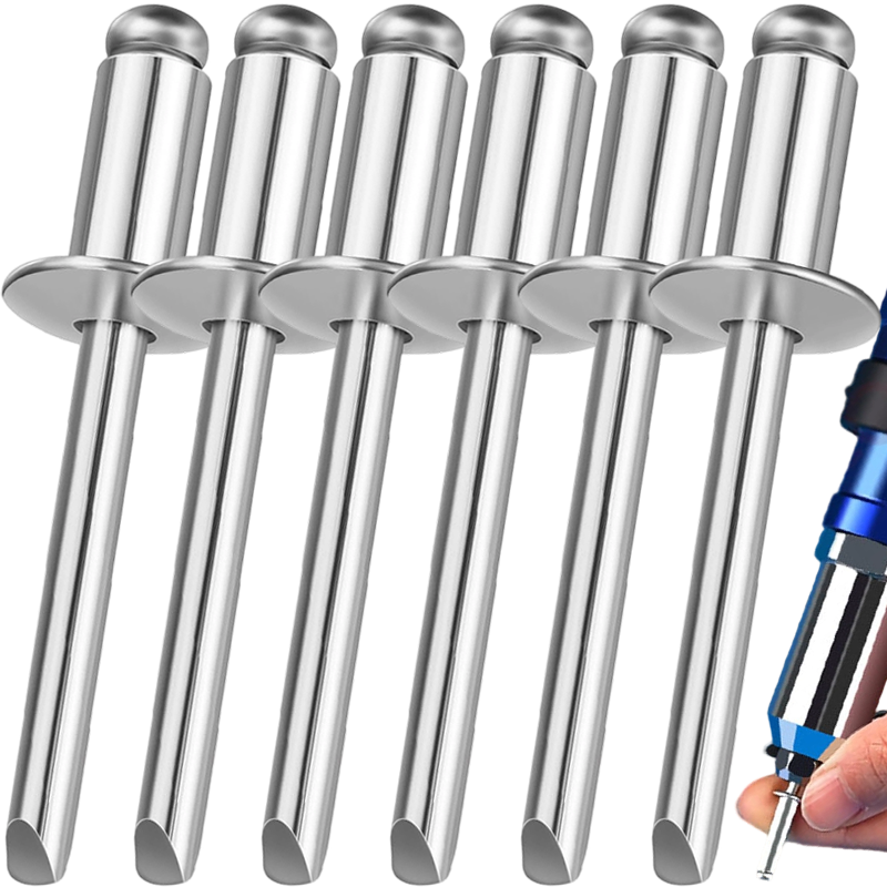Furniture Hardware Fasteners - ドームヘッドブラインドリベットアルミネイルポップリベット DIY ダクトボートリベット装飾ファスナー金属家具ハードウェアツール用