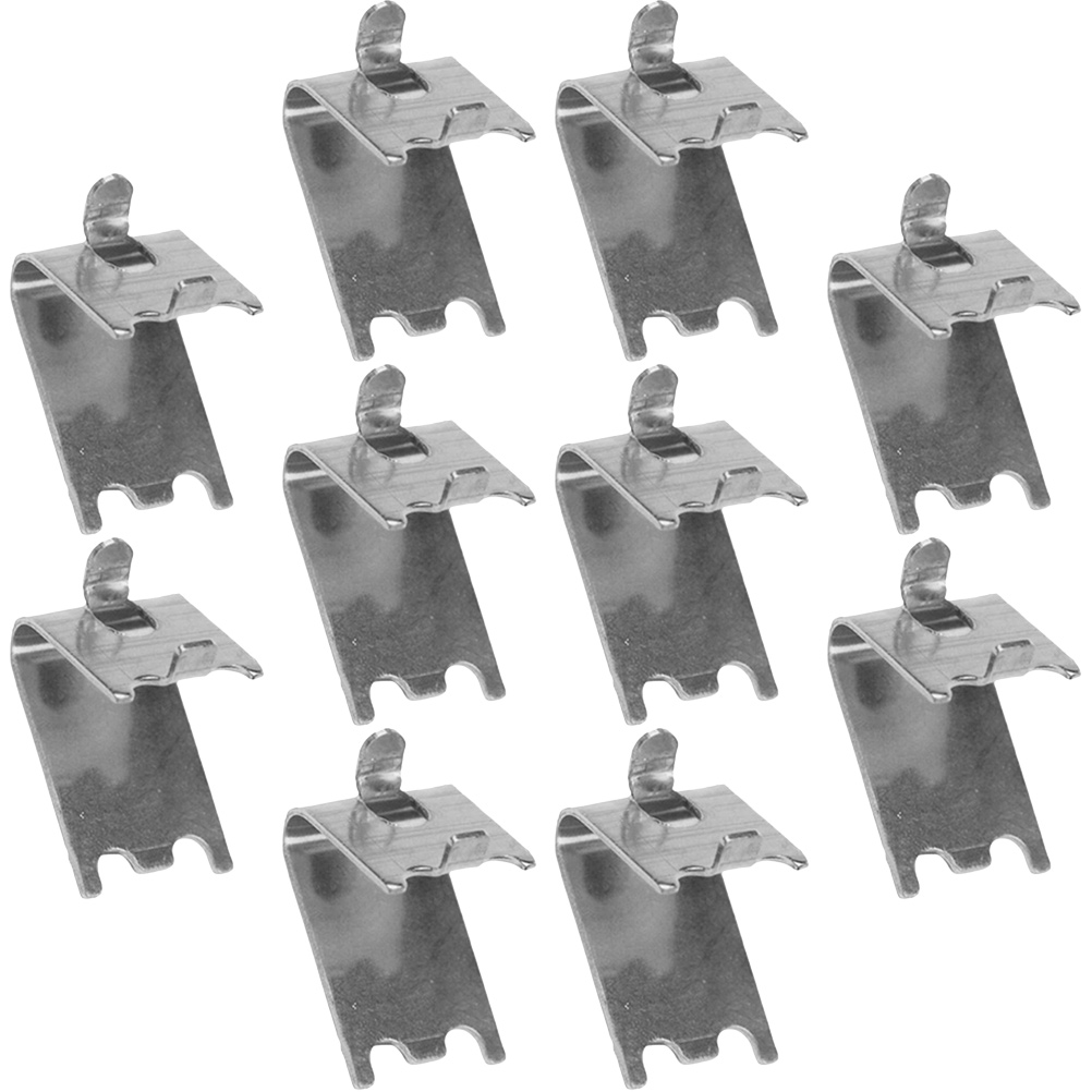 Shelf Bracket Pair - 冷蔵庫用ステンレス製フック,冷凍庫用サポートクリップ,10個