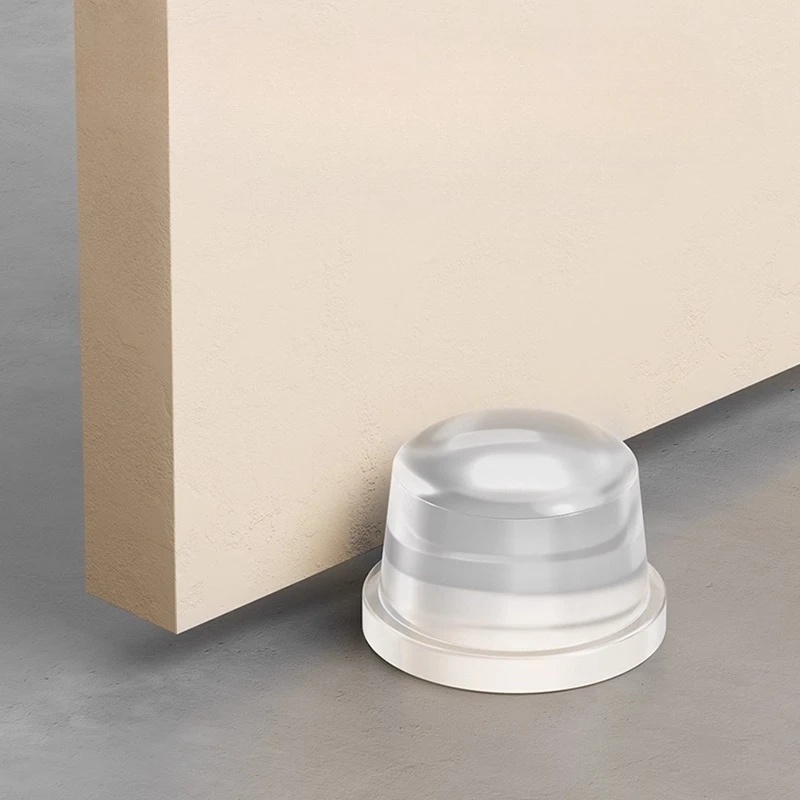 頑丈な家庭用多用途1-8個入り透明シリコン製ドアストッパー、 - Door Stopper Heavy のレビューと価格