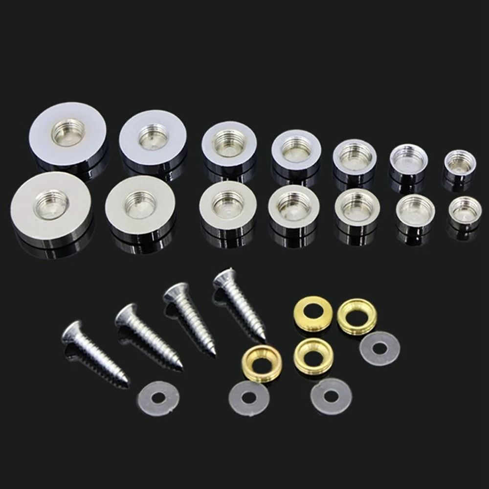 家具金具 銅製ネジ 装飾キャップ シルバー 複数サイズ 装飾 - Furniture Hardware Fasteners のレビューと価格