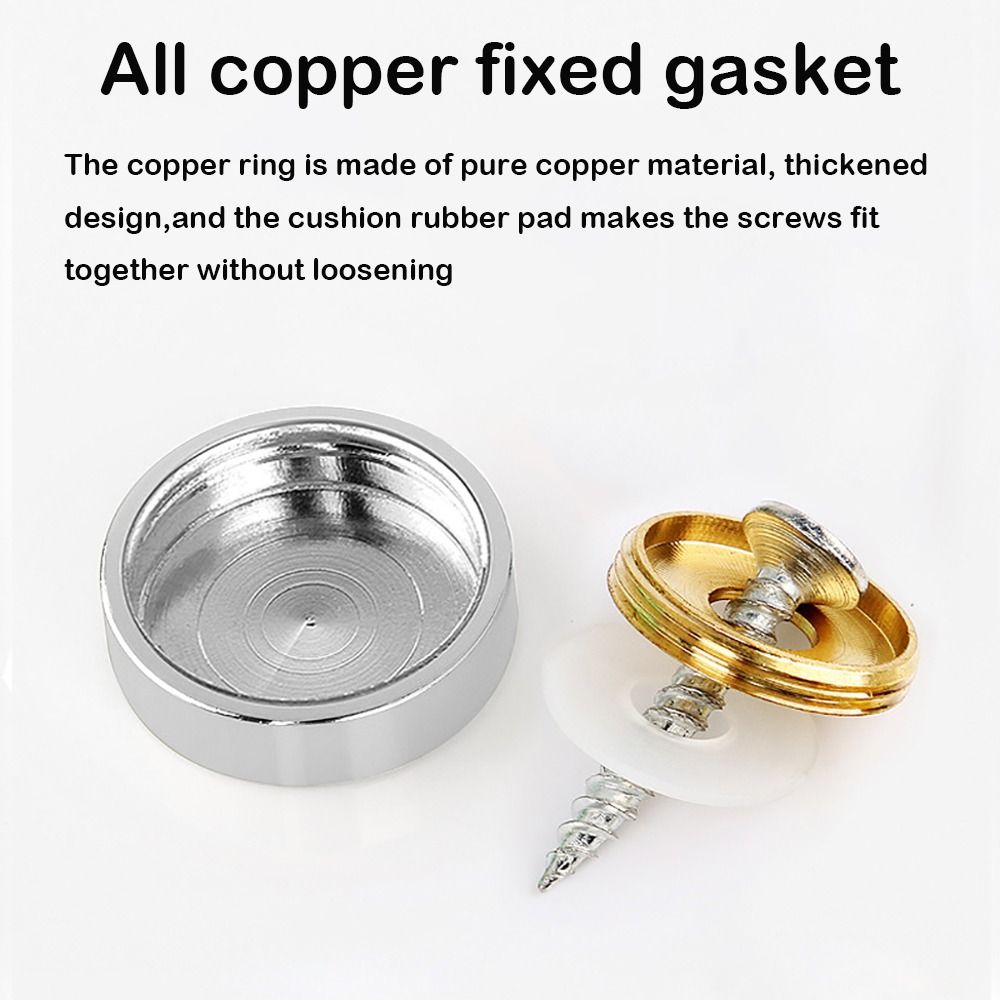 家具金具 銅製ネジ 装飾キャップ シルバー 複数サイズ 装飾 - Furniture Hardware Fasteners のレビューと価格
