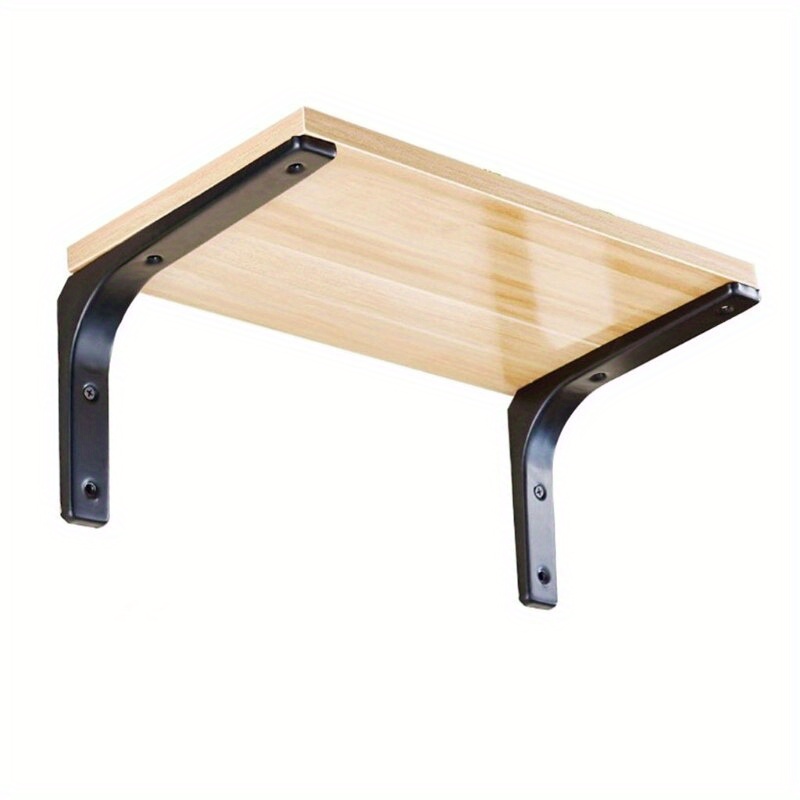 2個入りの頑丈な鉄製棚ブラケット - 壁掛け家具用直角コーナ - Shelf Bracket Pair のレビューと価格