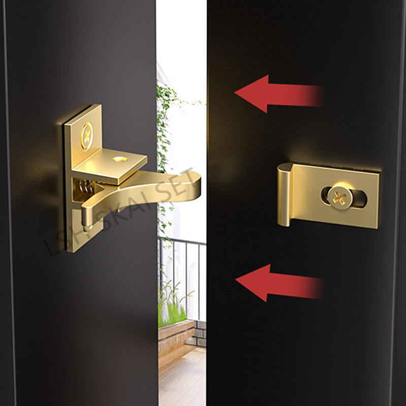 2個入り高級真鍮製ファスナー、室内ドア・窓用留め金、バルコニ - Furniture Hardware Fasteners のレビューと価格