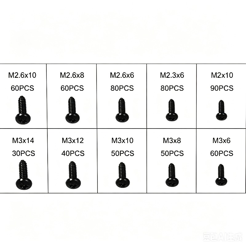 600個入り M2-M3 ブラック トルクス パンヘッド セ - Furniture Hardware Fasteners のレビューと価格
