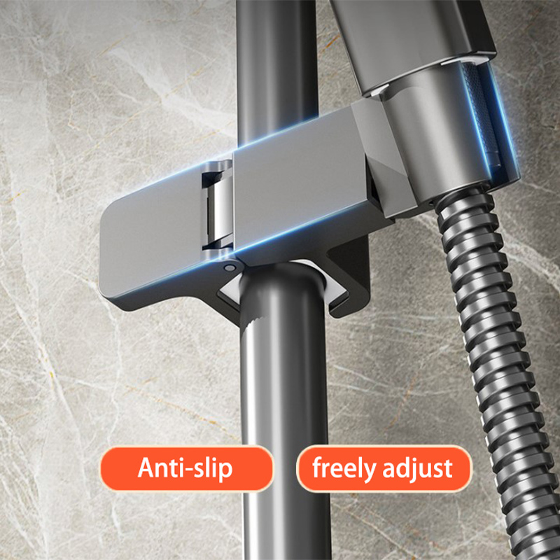 ノーパンチシャワーブラケット吊り下げ式浴室調節可能リフトロッ - Shelf Bracket Pair のレビューと価格