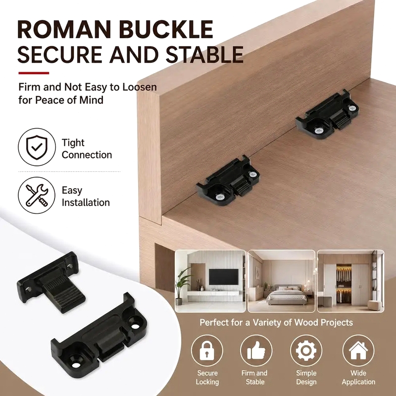 クイックリリース壁パネル固定具 20個入り 調整可能なプラス - Furniture Hardware Fasteners のレビューと価格