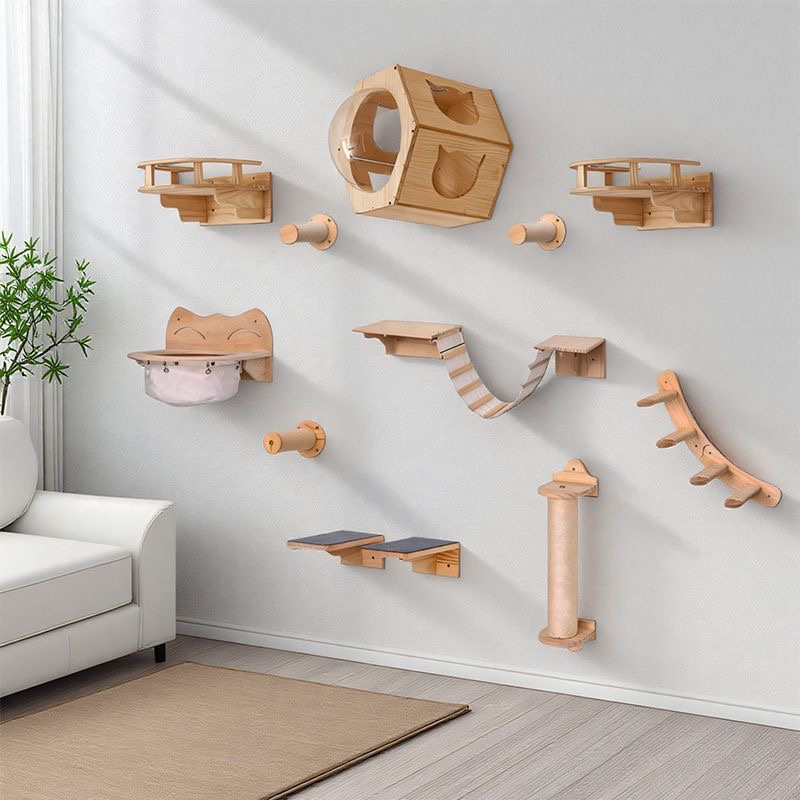 猫用家具 無垢材製吊り下げ式ブリッジ 壁掛け式サイザル麻製猫 - Furniture Paradise & Hardware Ghaziabad Reviews のレビューと価格