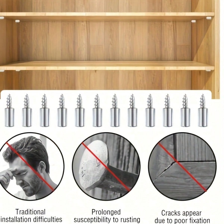 30/60 個セルフタッピング家具ブラケットネジ滑り止めゴム - Furniture Hardware Fasteners のレビューと価格