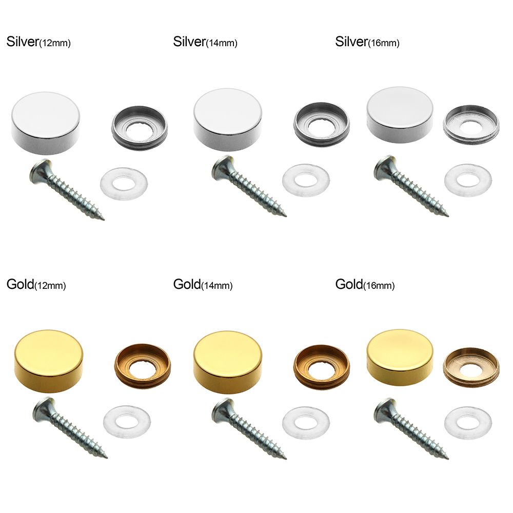 4セットミラーファスナースクリューデコラティブキャップネイル - Furniture Hardware Fasteners のレビューと価格