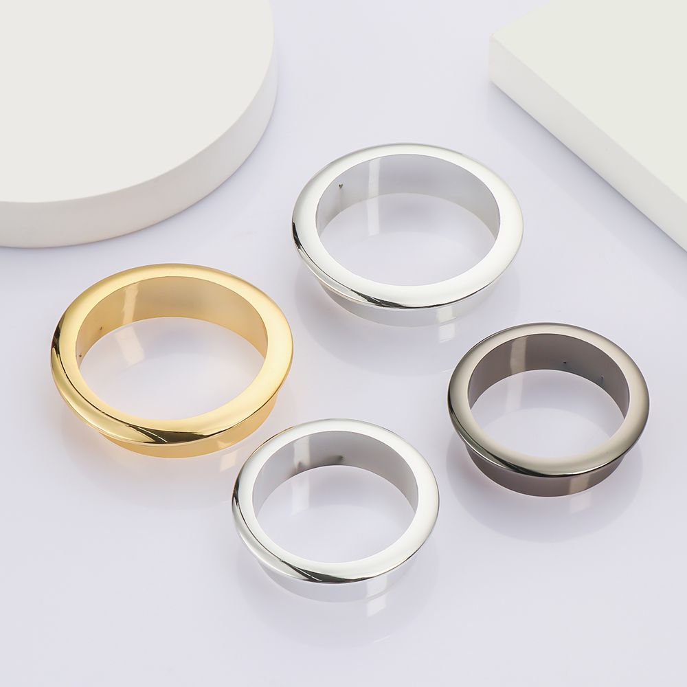 コンピュータデスク用プラスチックワイヤー穴カバー,ケーブル保 - Furniture Hardware Fasteners のレビューと価格