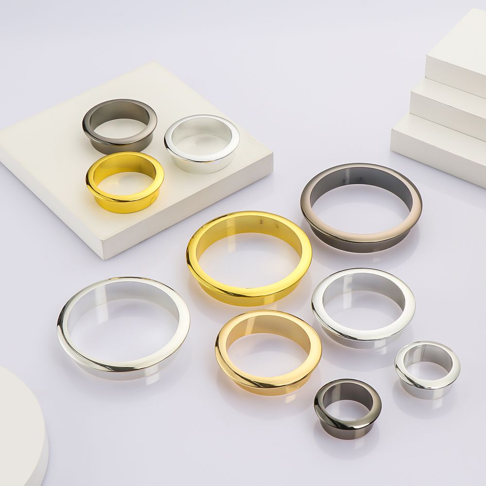 コンピュータデスク用プラスチックワイヤー穴カバー,ケーブル保 - Furniture Hardware Fasteners のレビューと価格