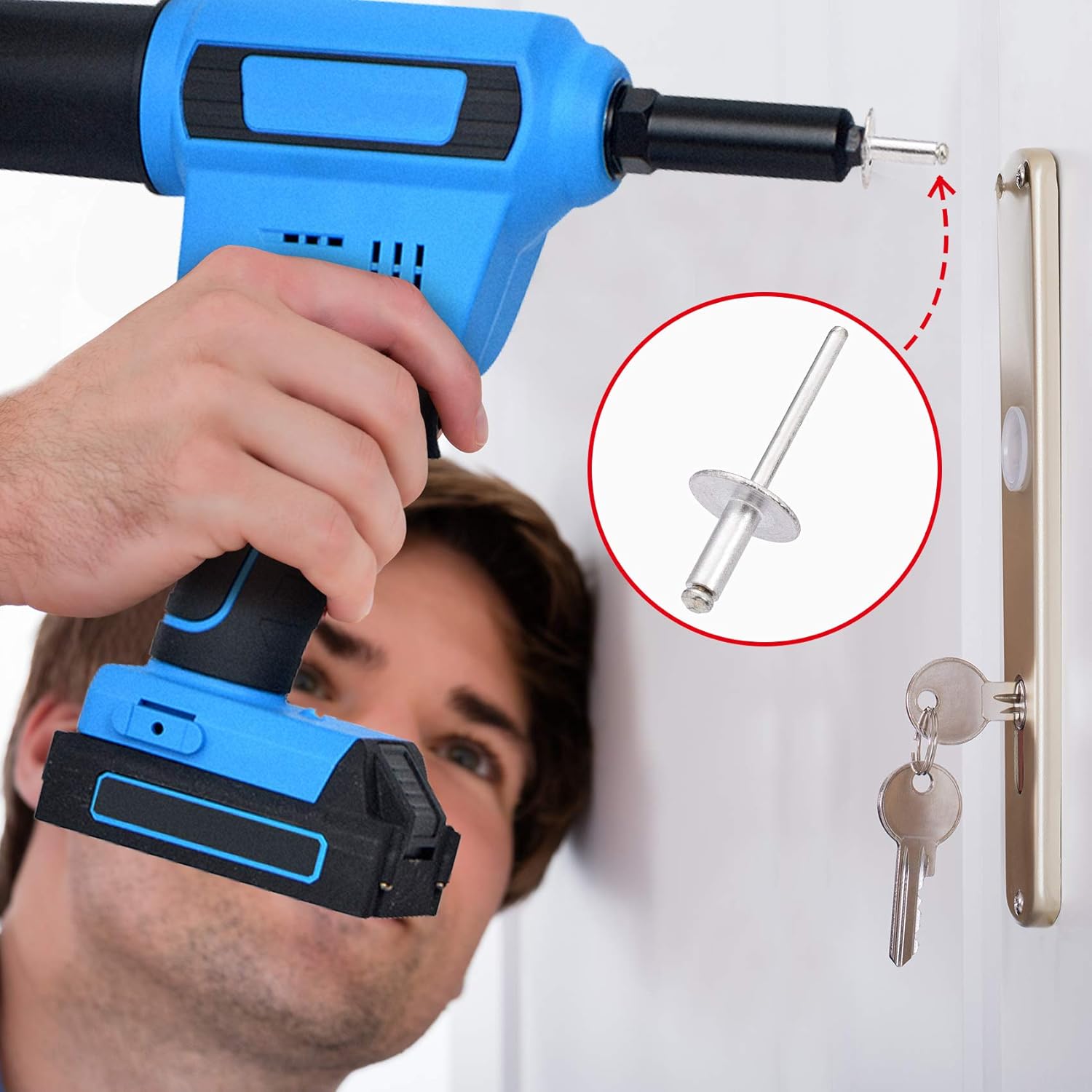 ドームヘッドブラインドリベットアルミネイルポップリベット D - Furniture Hardware Fasteners のレビューと価格