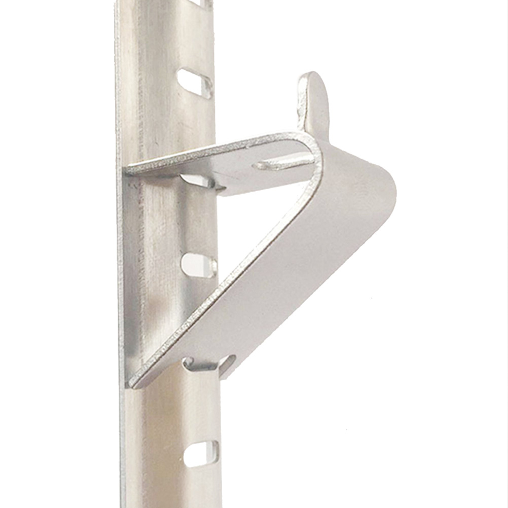 冷蔵庫用ステンレス製フック,冷凍庫用サポートクリップ,10個 - Shelf Bracket Pair のレビューと価格