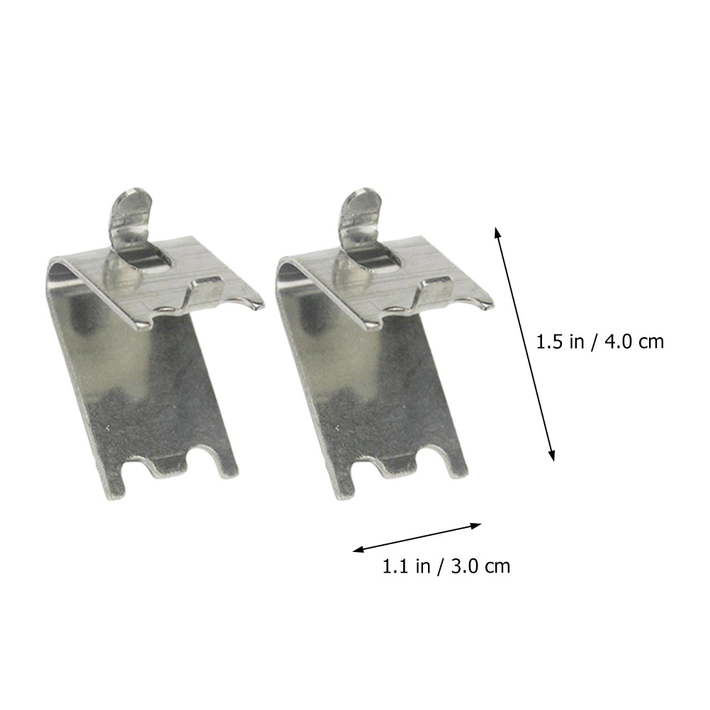冷蔵庫用ステンレス製フック,冷凍庫用サポートクリップ,10個 - Shelf Bracket Pair のレビューと価格