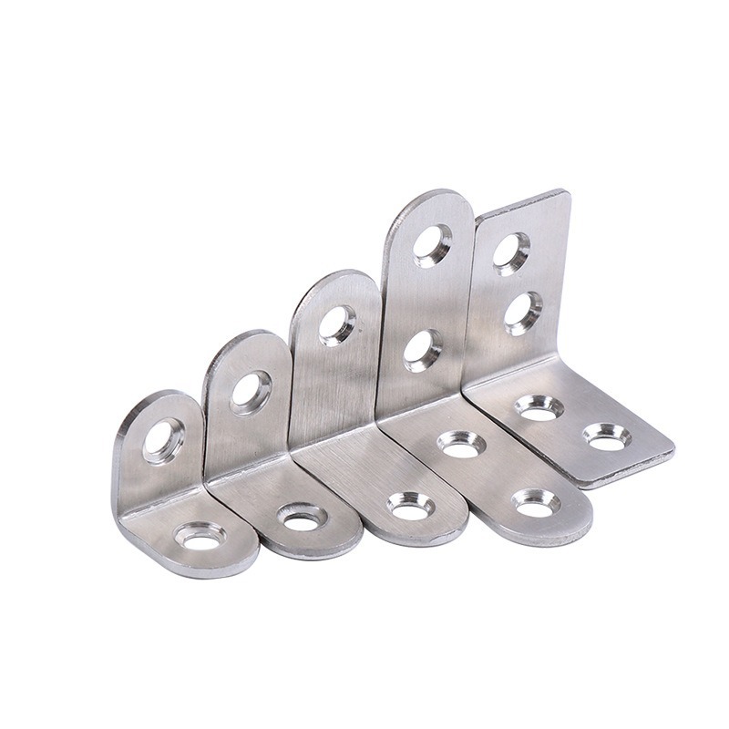 1 個 304 ステンレス鋼アングルコーナーブラケットファス - Furniture Hardware Fasteners のレビューと価格