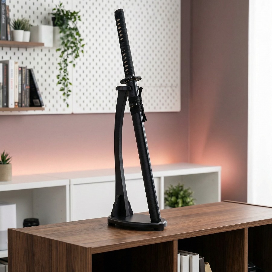垂直刀スタンド剣棚サポートサーベルディスプレイラック単層デス - Shelf Bracket Pair のレビューと価格