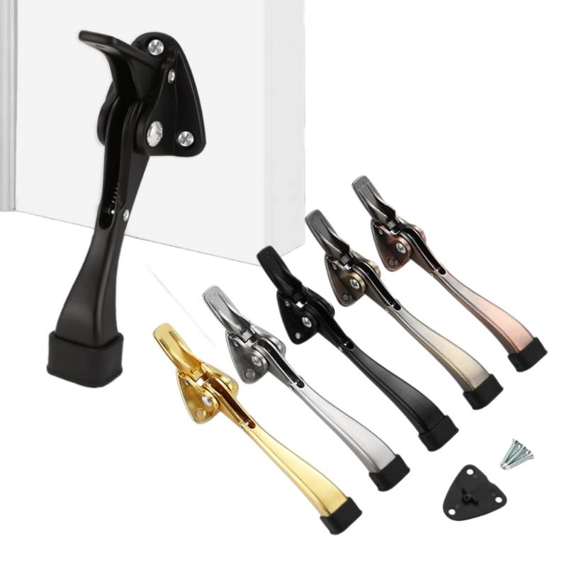 キックダウン式ドアストッパー 簡単操作 ノンスリップゴムチッ - Door Stopper Heavy のレビューと価格