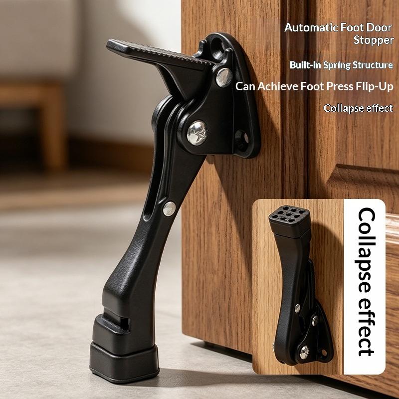 キックダウン式ドアストッパー 簡単操作 ノンスリップゴムチッ - Door Stopper Heavy のレビューと価格