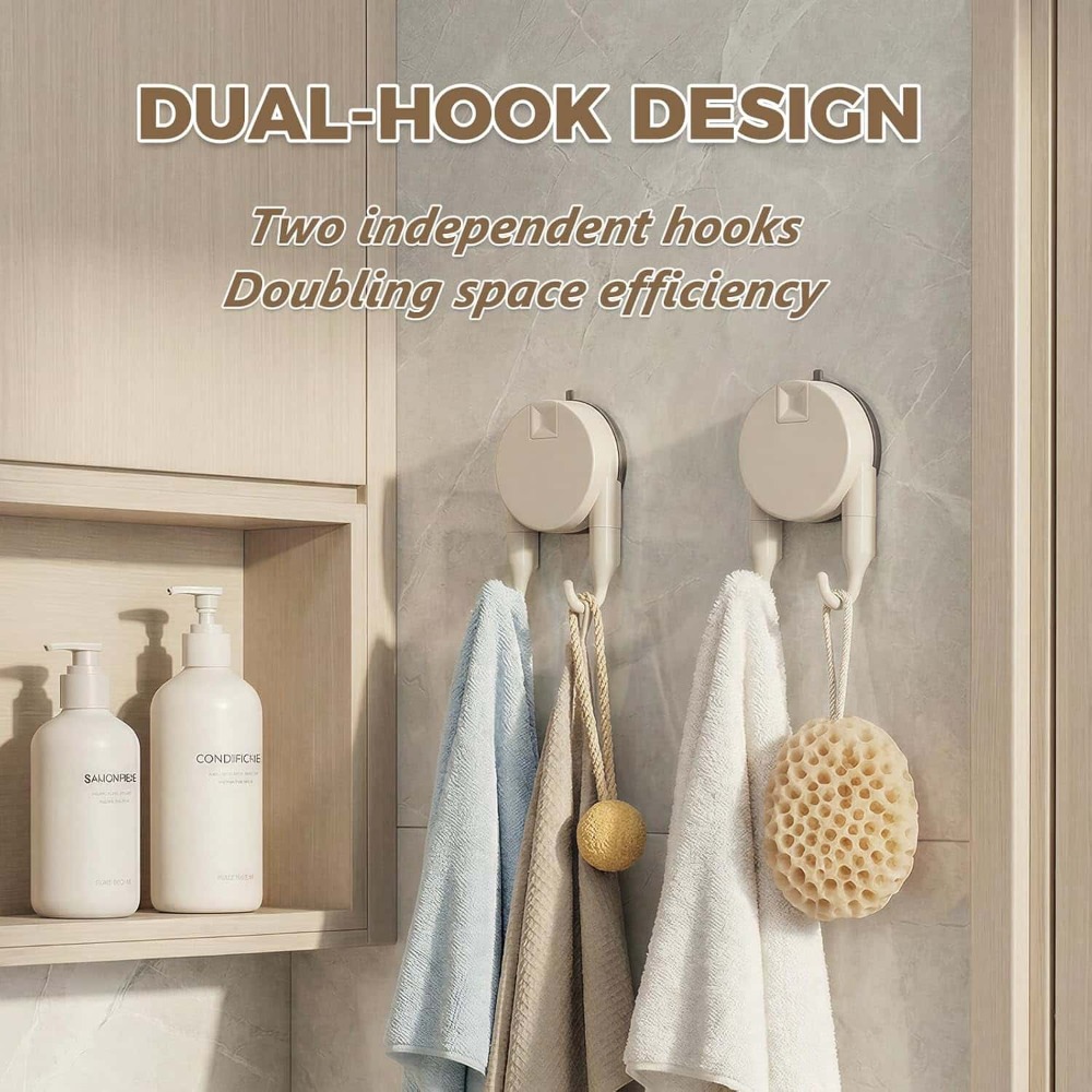 ドリル不要の吸盤フック、浴室キッチンのドア用強力真空フック  - Door Stopper Heavy のレビューと価格